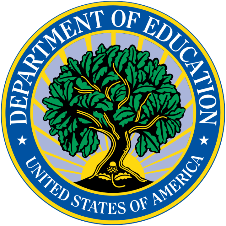 Official seal of the U.S. Department of Education featuring an oak tree symbol